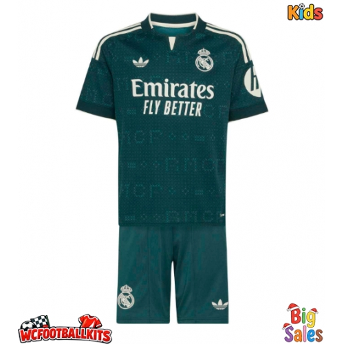 Real Madrid Jude Bellingham #5 Replica Away Stadium Kit for Kids 2026-27 Short Sleeve (+ pants)